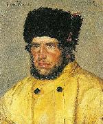 Michael Ancher redningsformand lars kruse oil painting